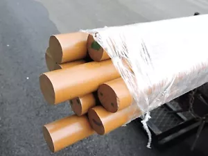 Rulon J Rod Gold PTFE 1.250 x 1 ft (Sold in 1' Increments) New - Picture 1 of 1