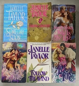 Janelle Taylor Someday Soon Taking Chances Wild Is My Love Love Me With Fury x6 - Picture 1 of 9