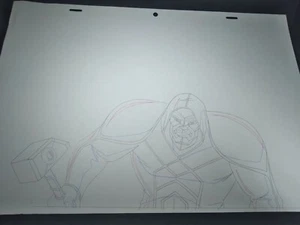 Marvel Animación Cels Producción Arte Marvel Cómic FANTÁSTICOS CUATRO RONAN - Imagen 1 de 4
