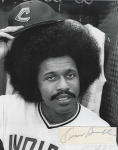 Oscar Gamble Autographed Signed 8x10 Photo - MLB Indians Yankees - RARE! - w/COA - Picture 1 of 1