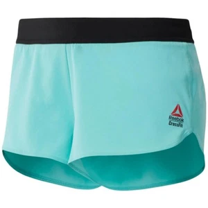 Reebok Women's CrossFit 2IN Water Repellent Shorts (Turquoise) CD6465 - Picture 1 of 1