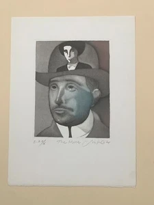 Milton Glaser The Muse Signed & Numbered Etching - Picture 1 of 2