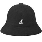 Kangol Bermuda Casual Bucket Hat Terry Towelling Cap - Black