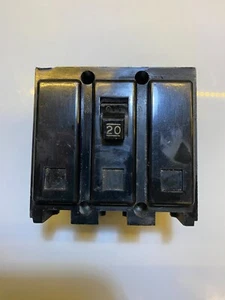 Westinghouse QNP3020 20AMP 3 Pole Plug-in Circuit Breaker USED SEE Pictures! - Picture 1 of 7