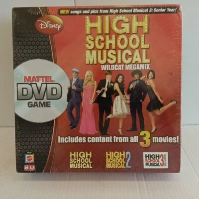 Mattel High School Musical Wildcat Megamix Películas Disney DVD Juego de Mesa 2008 Nuevo Foto 1 de 4