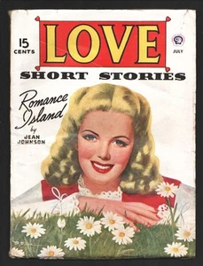 Love Short Stories 7/1946-Pin up girl style cover art by M.P. Miller-"Romance Is - Picture 1 of 2