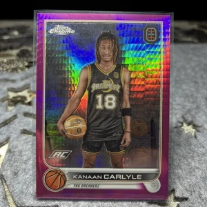 2022-23 Topps Chrome OTE - #40 Kanaan Carlyle Pink Prism Refractor RC /150 - Bild 1 von 2