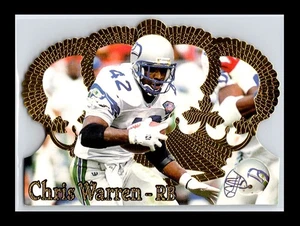 Chris Warren - 1995 Pacific Crown Royale #131 - Seattle Seahawks Football Karte - Bild 1 von 2