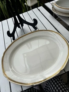 Bristol Pottery Pountney & Co Grecian Large Oval Platter - Picture 1 of 4
