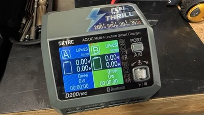 SKYRC D200 Neo Dual AC/DC Multi-Function LiPo Charger (6S/20A/AC-200W/DC-800W) - Image 1 of 4