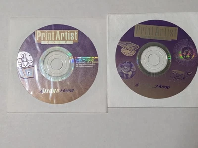 1998 Sierra Home Print Artist Gold 2-disc set - Image 1 of 3