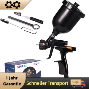 DV1-B Basislack-HVLP-Spritzpistole mit Schwerkraftzufuhr, 1,3 mm 600ml NEW - Bild 1 von 6