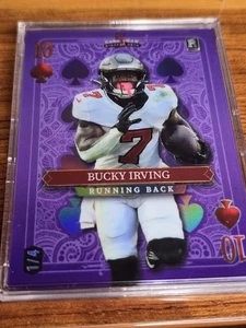 Bucky Irving 2024 Wild Card 5 Karten Draw Rookie Tampa Bay Buccaneers - Bild 1 von 2
