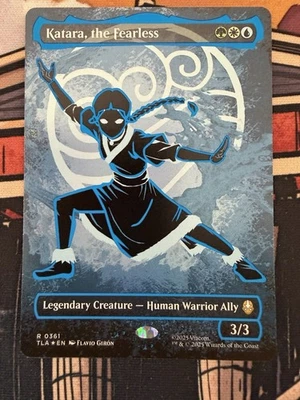 Katara, the Fearless - Foil - Borderless - Neon Ink R MTG Avatar Mint! 🔥 🔥🔥 - Image 1 of 4