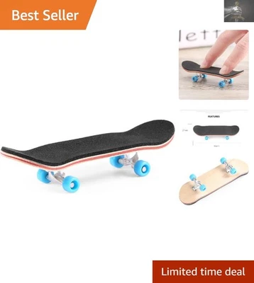 Wooden Mini Finger Board with Ball Bearings – Perfect for Young Adventurers! - Image 1 of 4