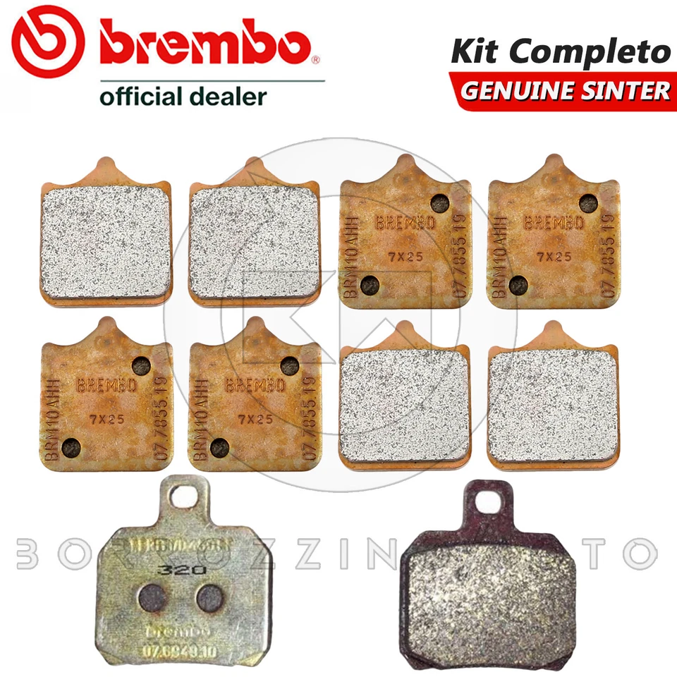 KIT PASTICCHE FRENO BREMBO ANTERIORI + POSTERIORE PER DUCATI 999 R 2003 Foto 1 de 3