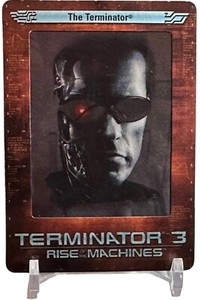 Terminator 3 Rise Of The Machines FilmCardz Promo Card P1 Arnold Schwarzenegger