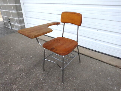 Vintage Mid-Century Modern Eames Era 1950s Heywood Wakefield School Desk & Chair • 239.85£