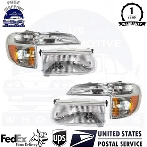 New Head Lamp + Corner Lights RH & LH For 1995-01 Ford Explorer 97-97 Mountainer - Picture 1 of 12