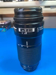 Nikon AF Nikkor 70-210mm 1:4 F4 AF W/ Quantaray 1A filter - Picture 1 of 6