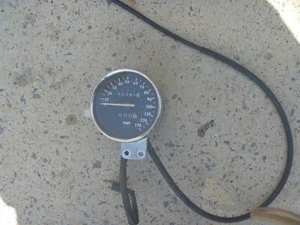 OEM FACTORY 88-99 Kawasaki VN1500 Vulcan 88 Chrome Speedo Speedometer and Cable - Picture 1 of 2