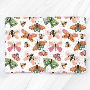 Retro Colorful Butterflies Case For iPad 10.2 Air 3 4 5 Pro 9.7 11 12.9 Mini - Picture 1 of 6