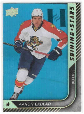 15/16 UD SERIES 1 HKY SHINING STARS ROYAL BLUE CARDS (SS1-SS50) U-Pick From List Cover