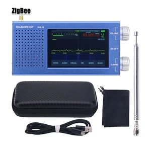 Odbiornik radiowy Malachite DSP SDR V5 CNC aluminiowa powłoka z oprogramowaniem firmware 1.10d - Zdjęcie 1 z 8