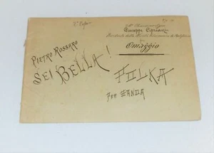 Spartito MANOSCRITTO firmato PIETRO ROSSARO Sei Bella Op. 50 - 1902 BANDA - Picture 1 of 3