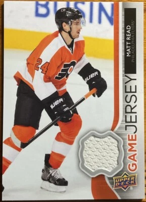 2014-15 Upper Deck UD Game Jersey Matt Read #GJ-RE Philadelphia Flyers - Image 1 of 2