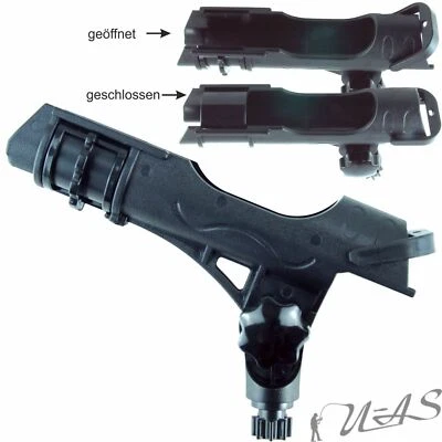 DELTA FISHING Ruten Halter für Belly Boat Infinity Black & Grey Hunter Sha