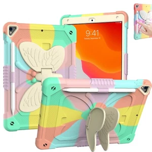Shockproof Butterfly Stand Case Cover For iPad 9th 8th 7th 6th 5th Gen Kids Gift - Picture 1 of 53