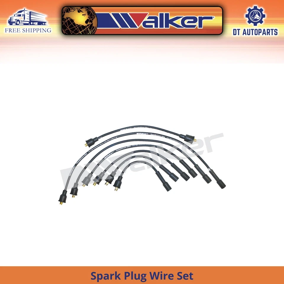 Juego de cables de bujía Walker 1969 1970 1971 1972 para camioneta Chevrolet P10 1968-1974 Foto 1 de 1