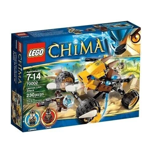 LEGO 70002 Legends of Chima Lennox's Lion Attack Crug Lennox Lion Crystal BNIB - Image 1 of 1