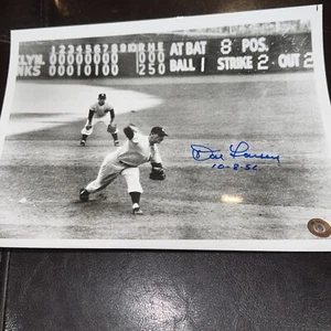 Don Larsen Autographed Signed 8x10 Inscribed 10-8-56 BAS Beckett Authenticated - Picture 1 of 4