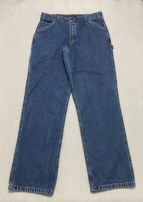 Vintage Dockers Carpenter Men's Jeans Size 36×34 Blue Relaxed Wide Leg - Image 1 of 4