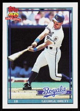 1991 Topps George Brett #540  Baseball  Kansas City Royals