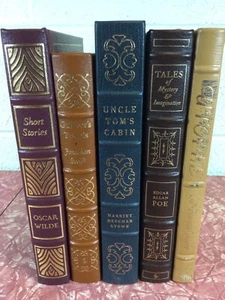 Lot Of 5 Easton Press Collectors / Famous Edition Leather Books Short Stories - Picture 1 of 10
