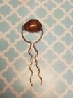 Hair Comb, Hair Pin, Hair Stick, Copper Wire, Wrapped, Stone, Bead, Bun Holder