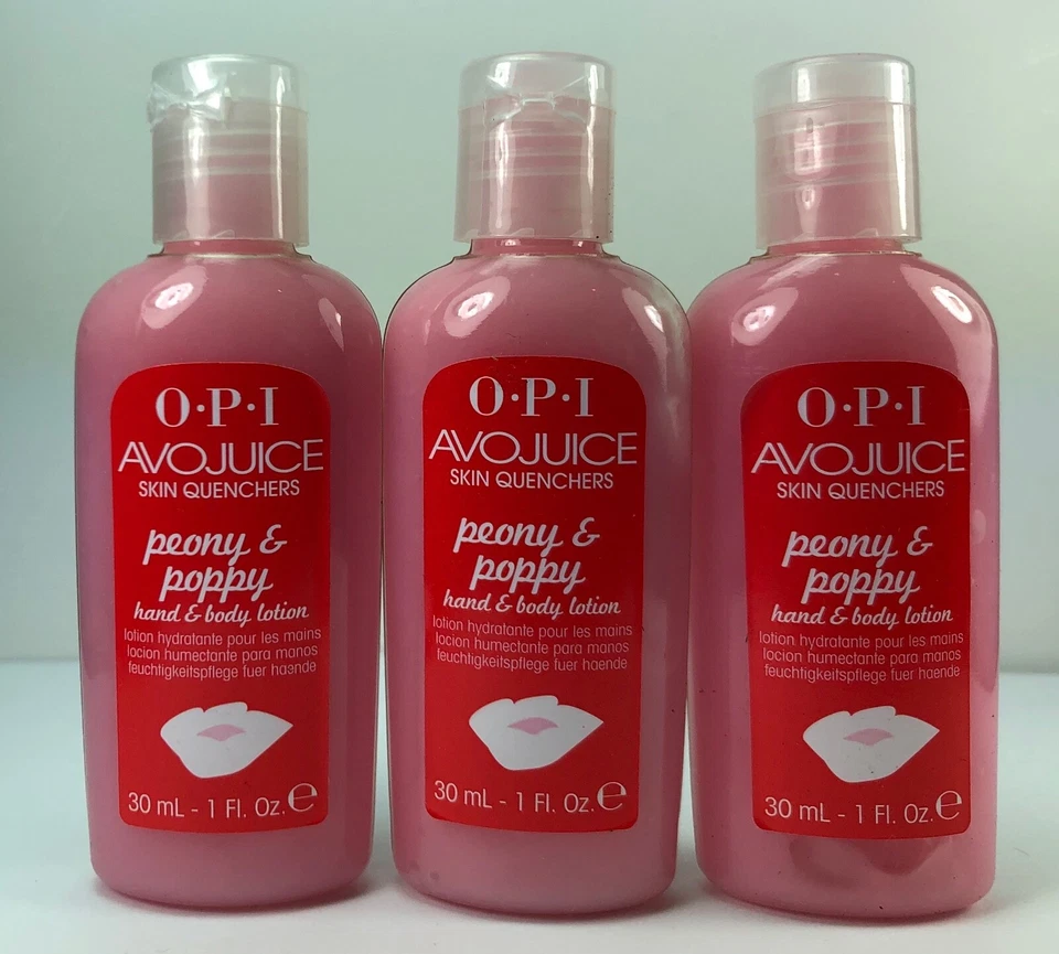 Loción para manos y cuerpo OPI Avojuice Skin Quenchers PENY & AMAPOLA 30 ml - 1 fl. oz Foto 1 de 1