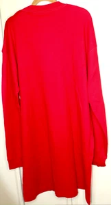 NEW Metal Mens Long Sleeve Waffle Knit Thermal Top 5XL Shirt Red USA Made - Picture 1 of 4