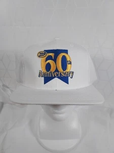 ZEP Logo 60th anniversary Embroidered White Trucker Hat Snapback Cap - Picture 1 of 7