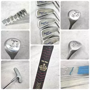 Vintage Ladies Golf Set Spalding Lynx Lite Northwestern Steel Shafted Right - Picture 1 of 23