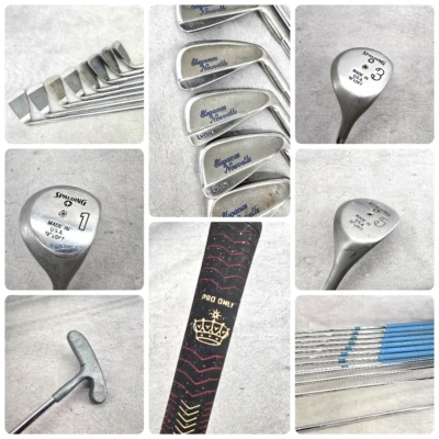 Vintage Ladies Golf Set Spalding Lynx Lite Northwestern Steel Shafted Right - Image 1 of 4