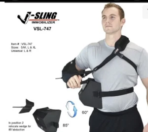 NWT Sling Immobilizer VSL-747 Shoulder Elbow,Arm,Wrist Right/Left - Picture 1 of 7