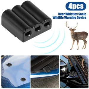 4 x Ultrasonic Car Animal / Deer Warning Whistles Auto Safety Alert Device CP} - Picture 1 of 11