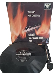 TCHAIKOVSKY PIANO CONCERTO NO 1 CURZON VIENNA PHILHARMONIC ORCH SOLTI LP 1959 - Imagen 1 de 2
