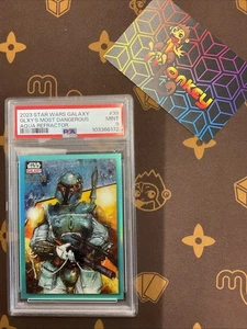 2023 star wars galaxy Glxys Most Dangerous Aqua Refractor 60/199 - Picture 1 of 2