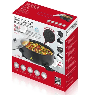 Elektrische Multi-Pizza-Party-Grill-Pfanne Elektropfanne Warmhaltepfanne PP18214 - Bild 1 von 4