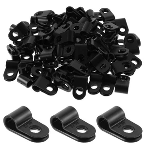 200 Pcs Pince à Câble Trieur Corde Lumière Montage Clips Ethernet Mur - Photo 1/12